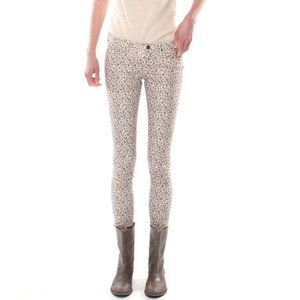 NWT TWENTY8TWELVE by Sienna Miller Beige Allover Printed Skinny Pants Sz 25 $295